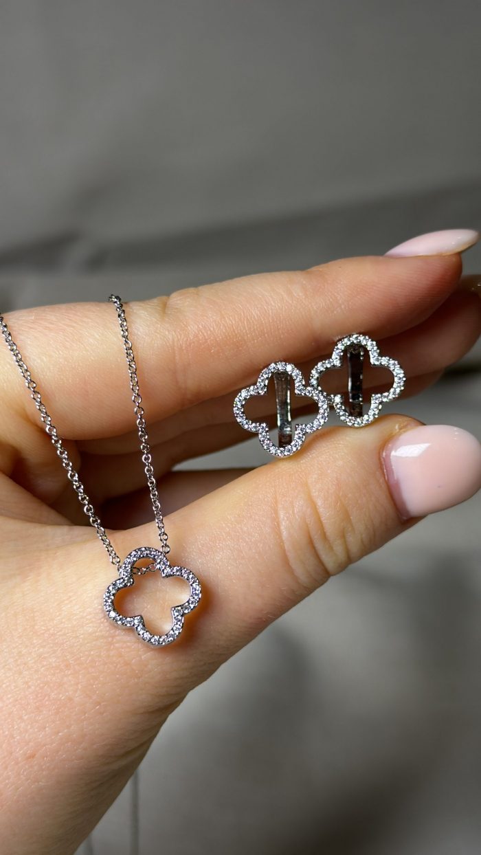 Сережки конюшина медична сталь 1,3 см - Зображення 3