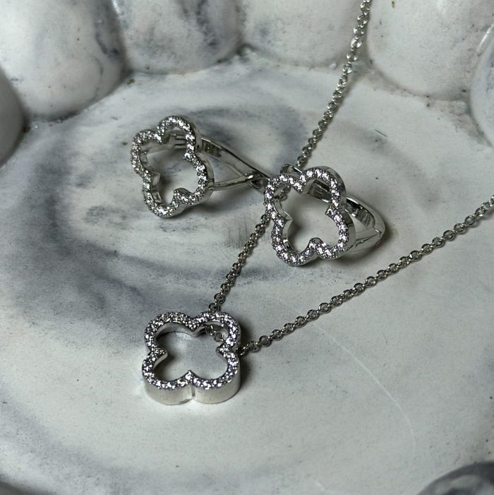 Сережки конюшина медична сталь 1,3 см - Зображення 2