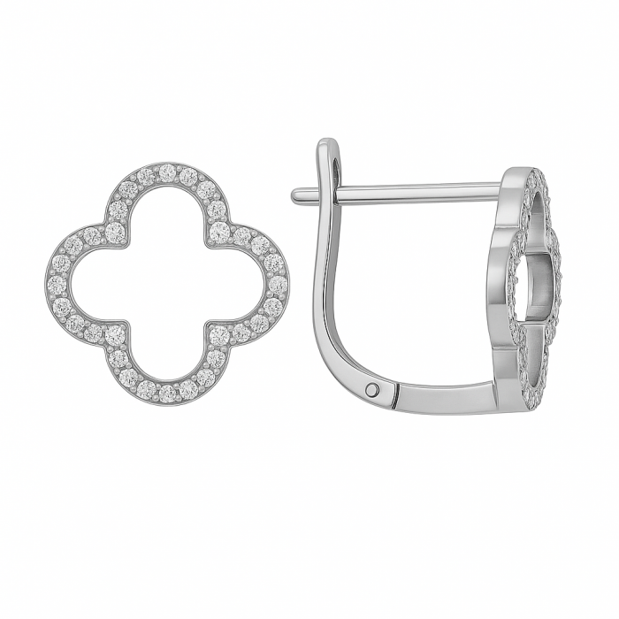 Сережки конюшина медична сталь 1,3 см